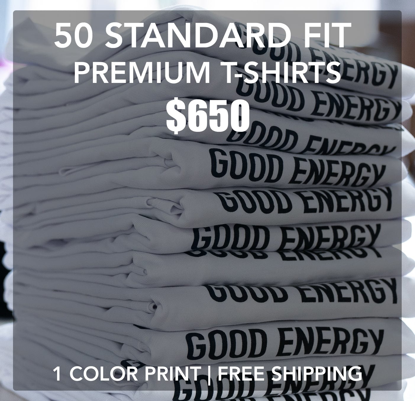 50 Premium T-Shirts Package